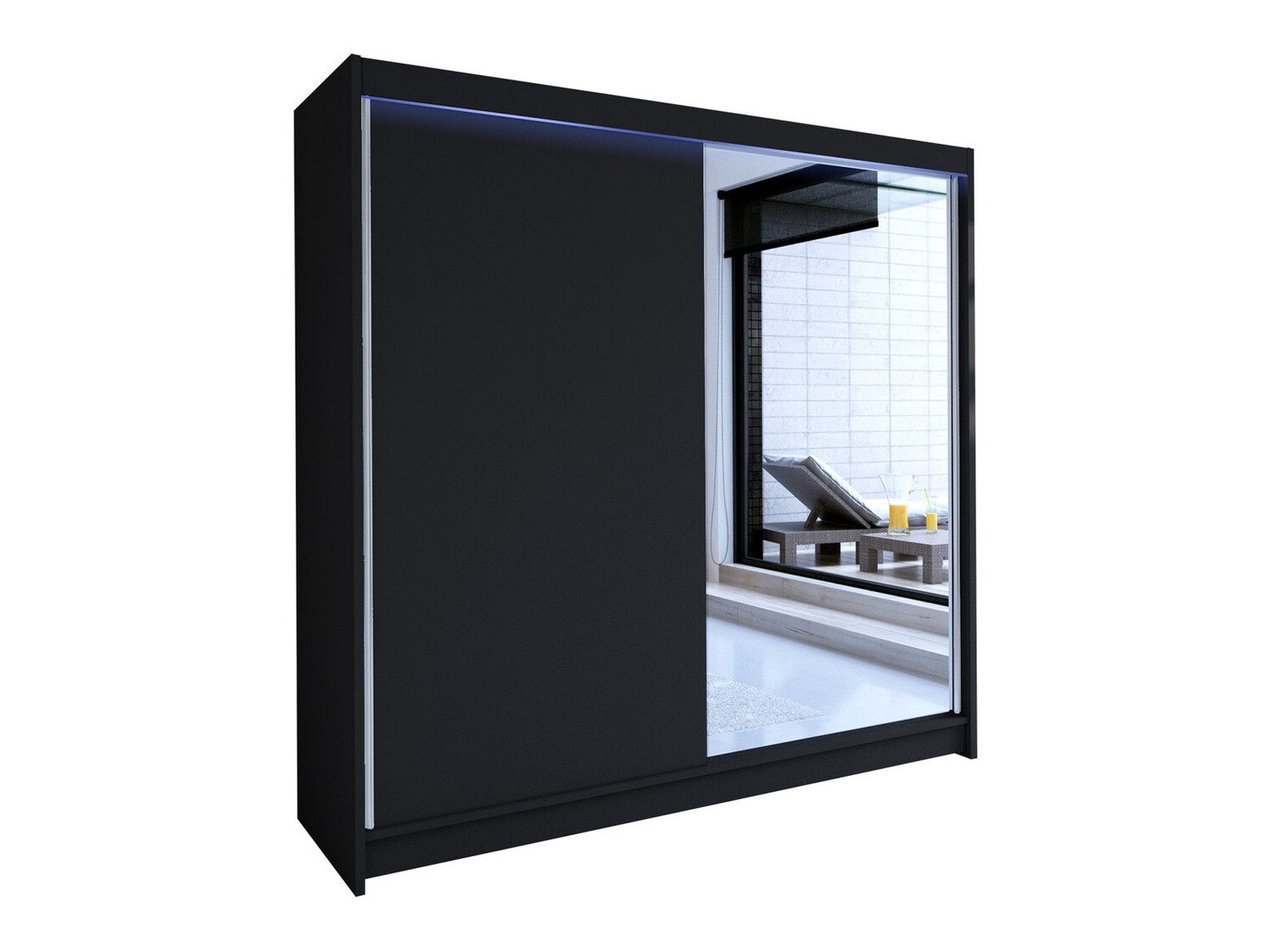 Dulap Closico Cavaris I (Negru)