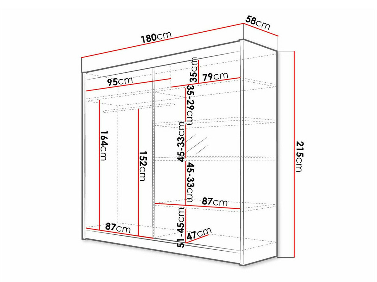 Dulap Closico Cavaris I (Stejar Sonoma)