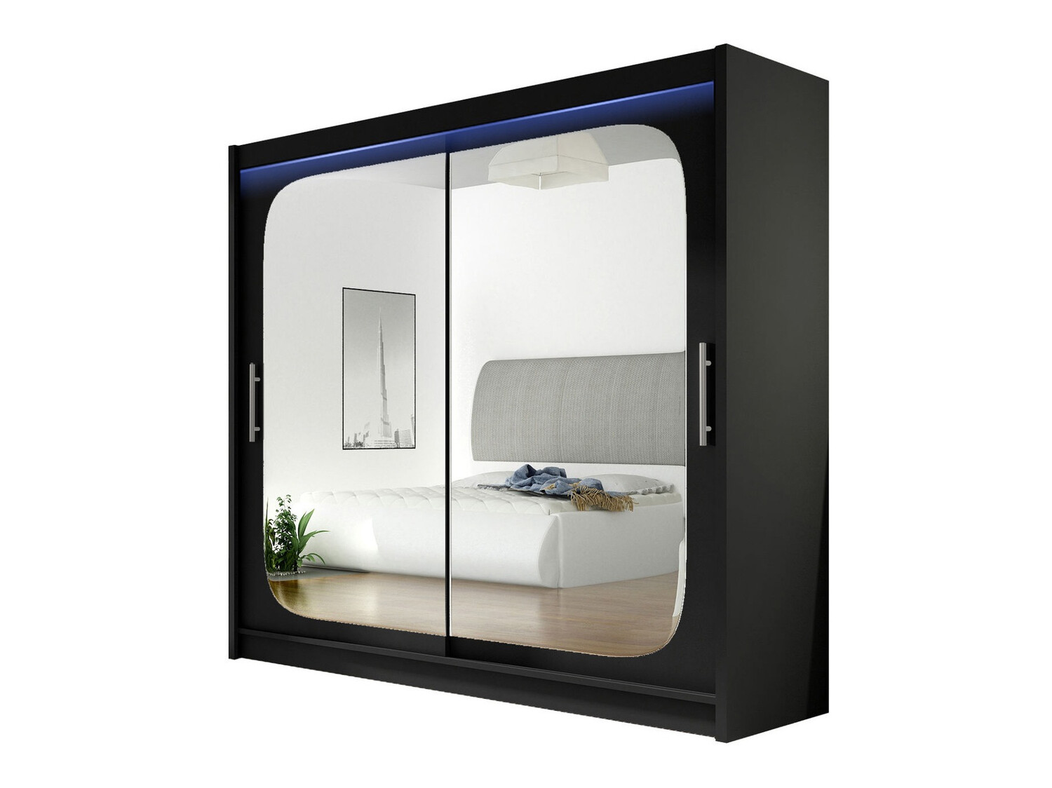 Dulap Closico Pallor VIII (Negru)