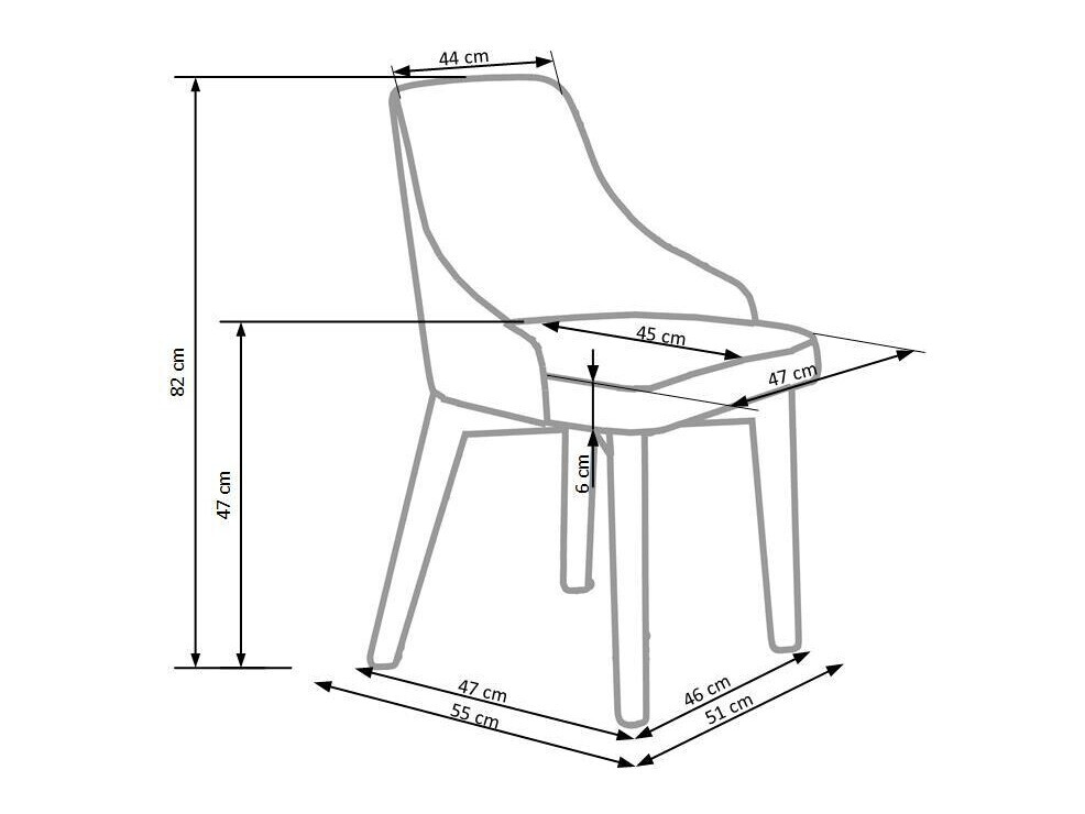 Scaun Houston 577 (Bej + Stejar Sonoma)