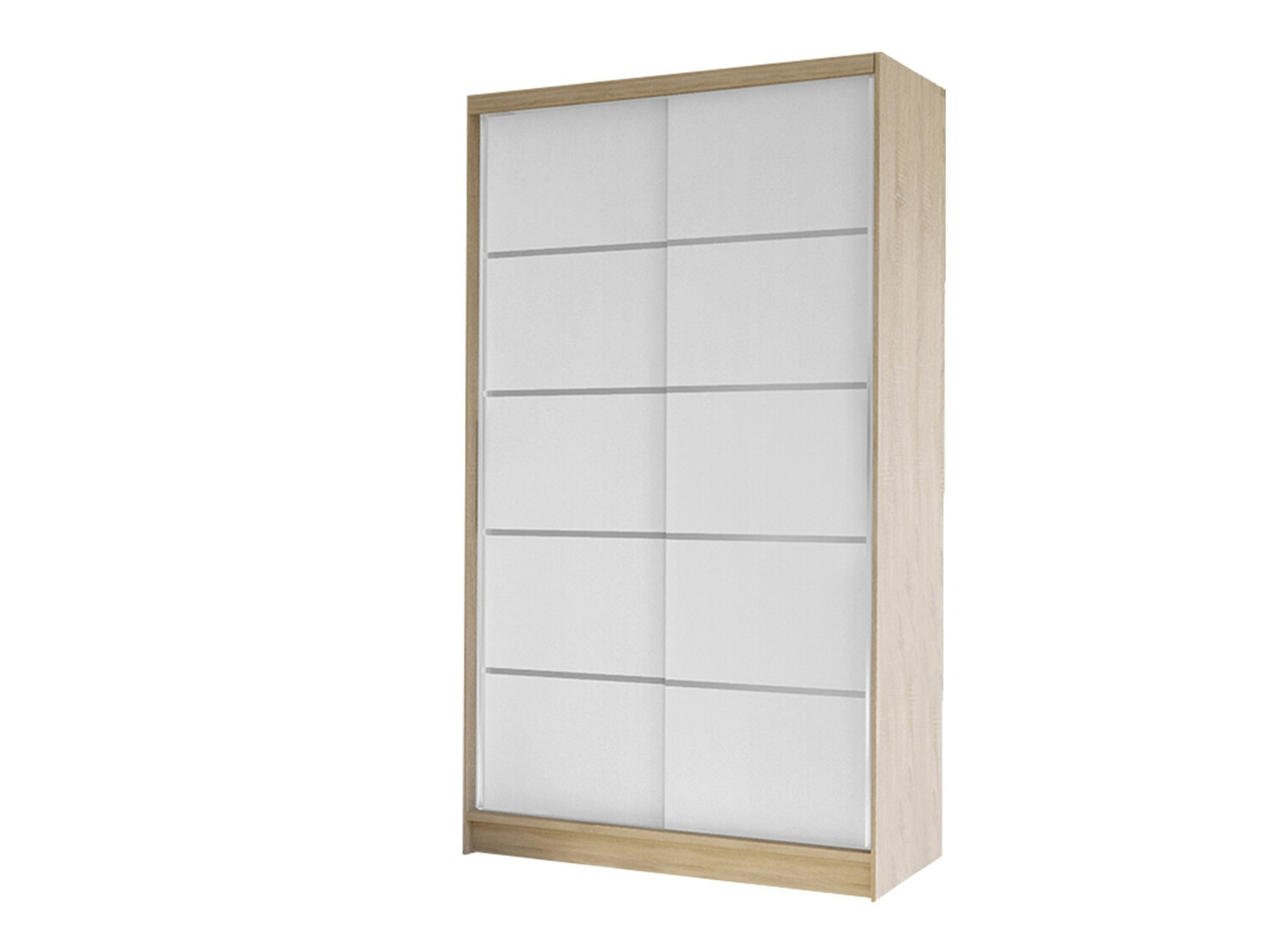 Dulap Closico Fractor IV (Stejar Sonoma + Alb)