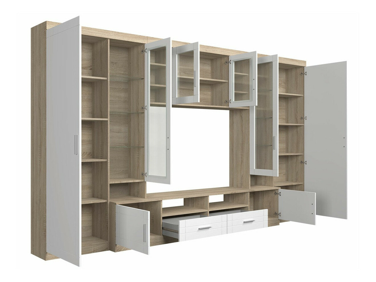Set de living Bacces (Stejar Sonoma + Grafit)