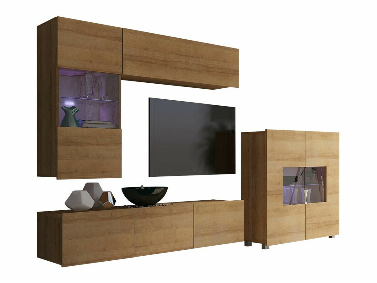 Set de living Remus III (Stejar auriu)