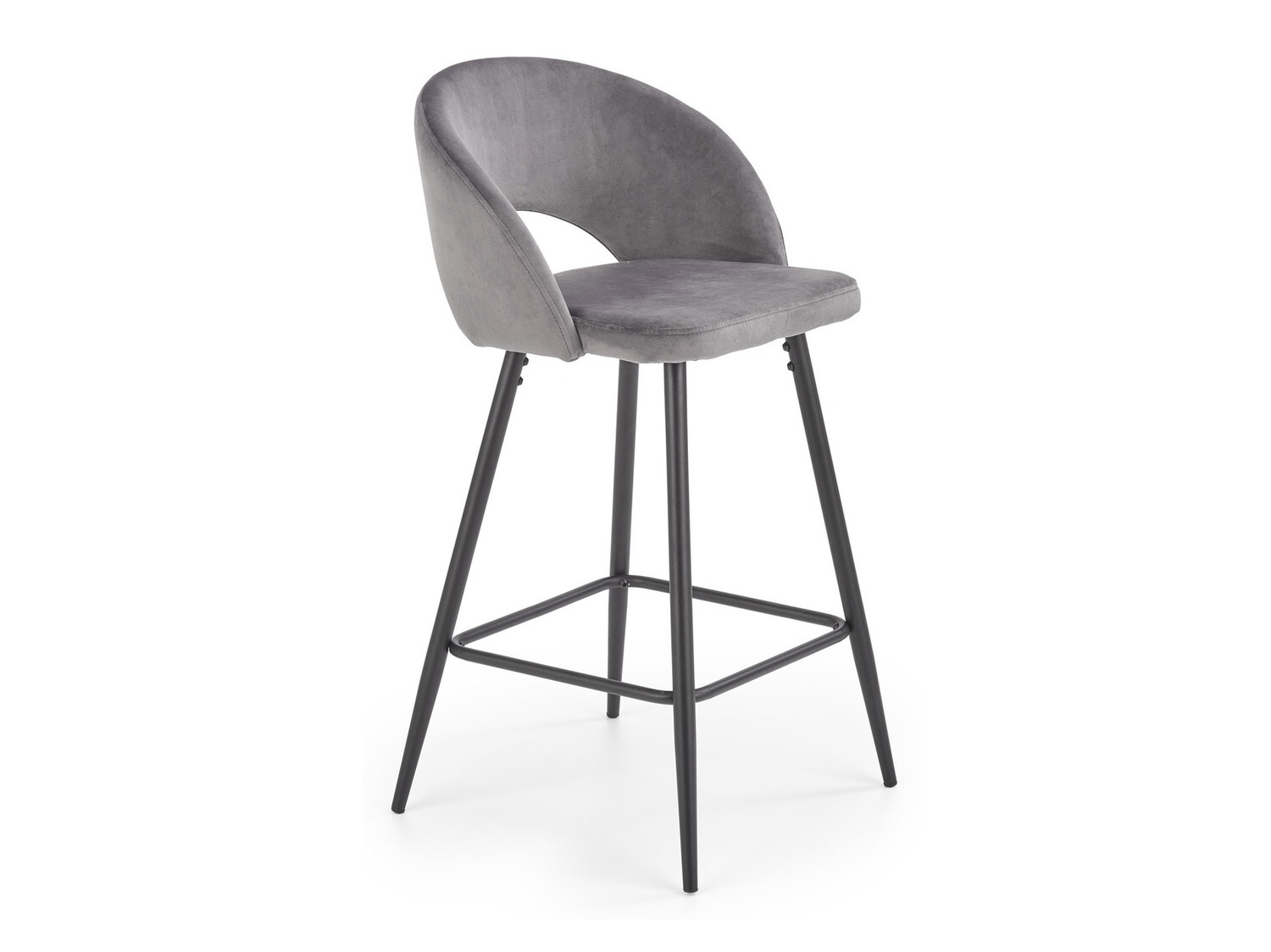 Scaun de bar Houston 881 (Gri + Negru)