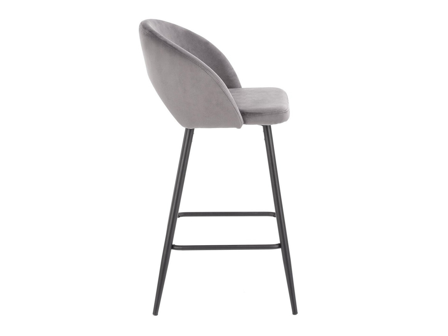 Scaun de bar Houston 881 (Gri + Negru)