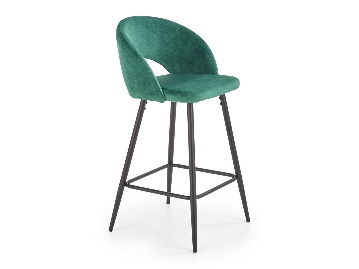Scaun de bar Houston 881 (Verde închis + Negru)