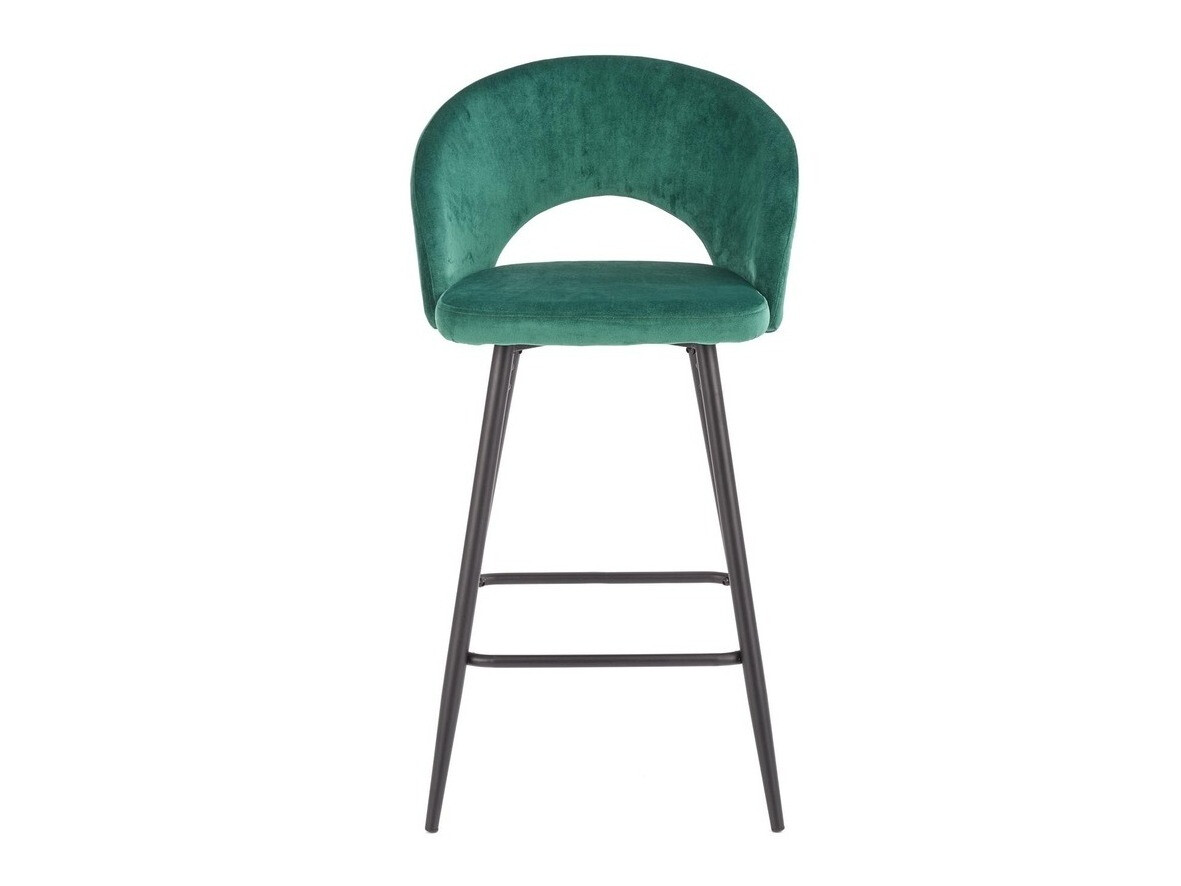 Scaun de bar Houston 881 (Verde închis + Negru)