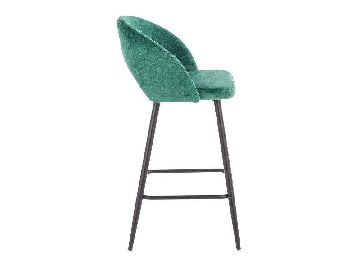 Scaun de bar Houston 881 (Verde închis + Negru)