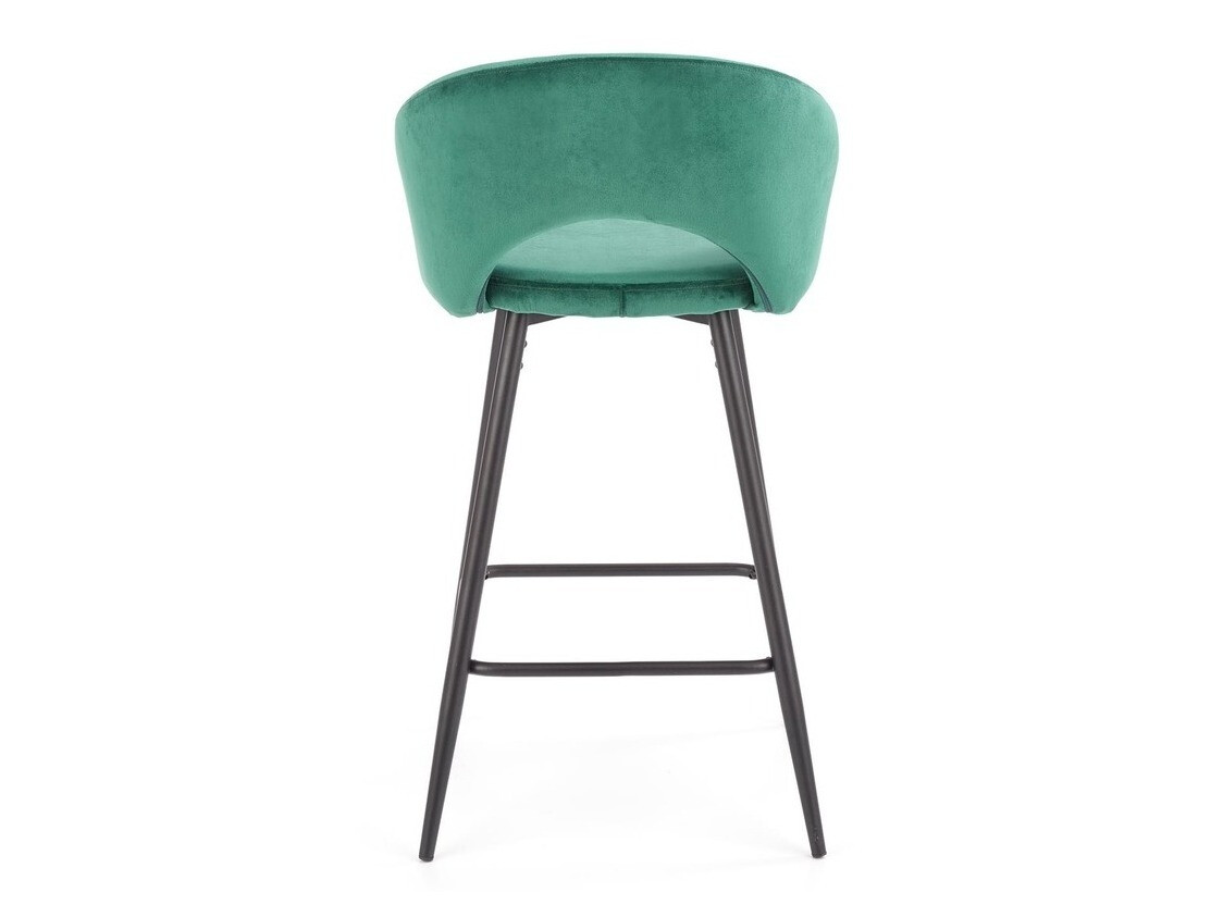 Scaun de bar Houston 881 (Verde închis + Negru)