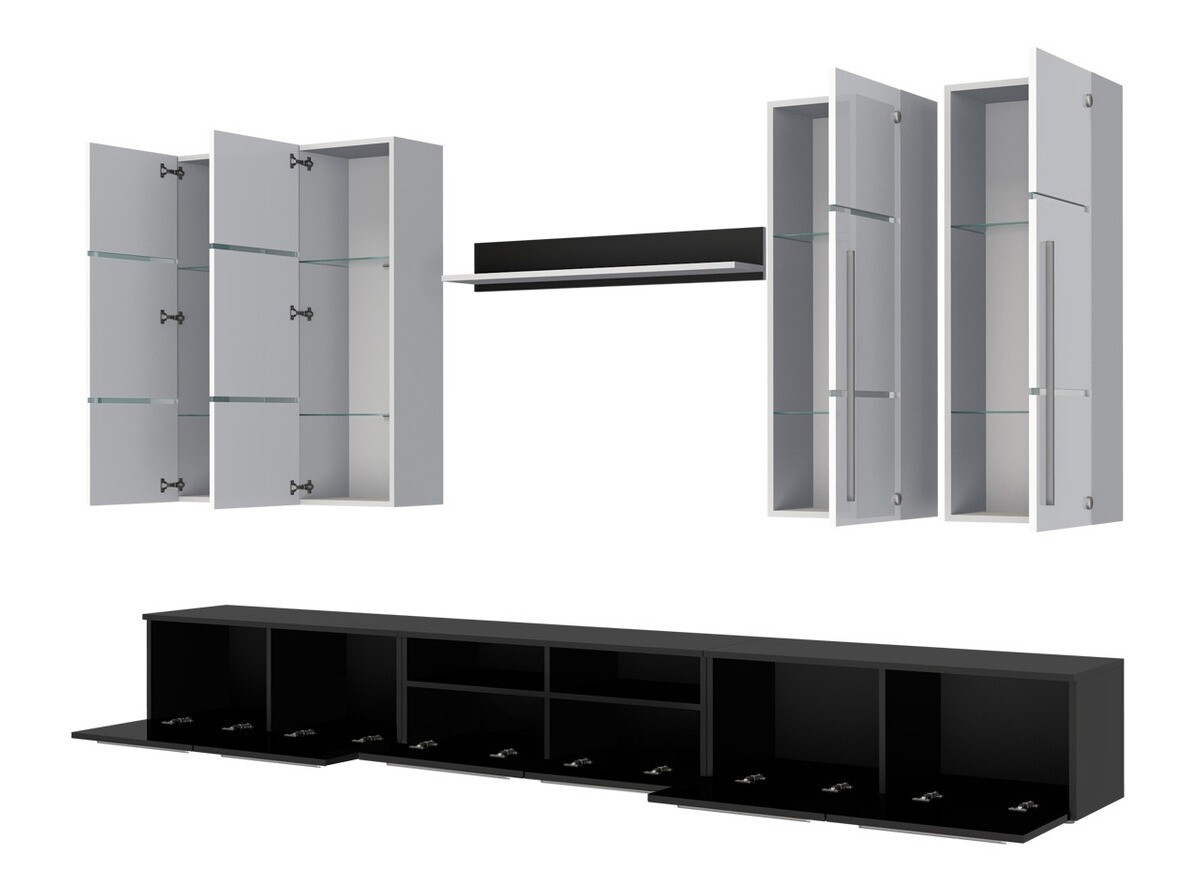 Set de living Flos (Alb + Alb lucios)