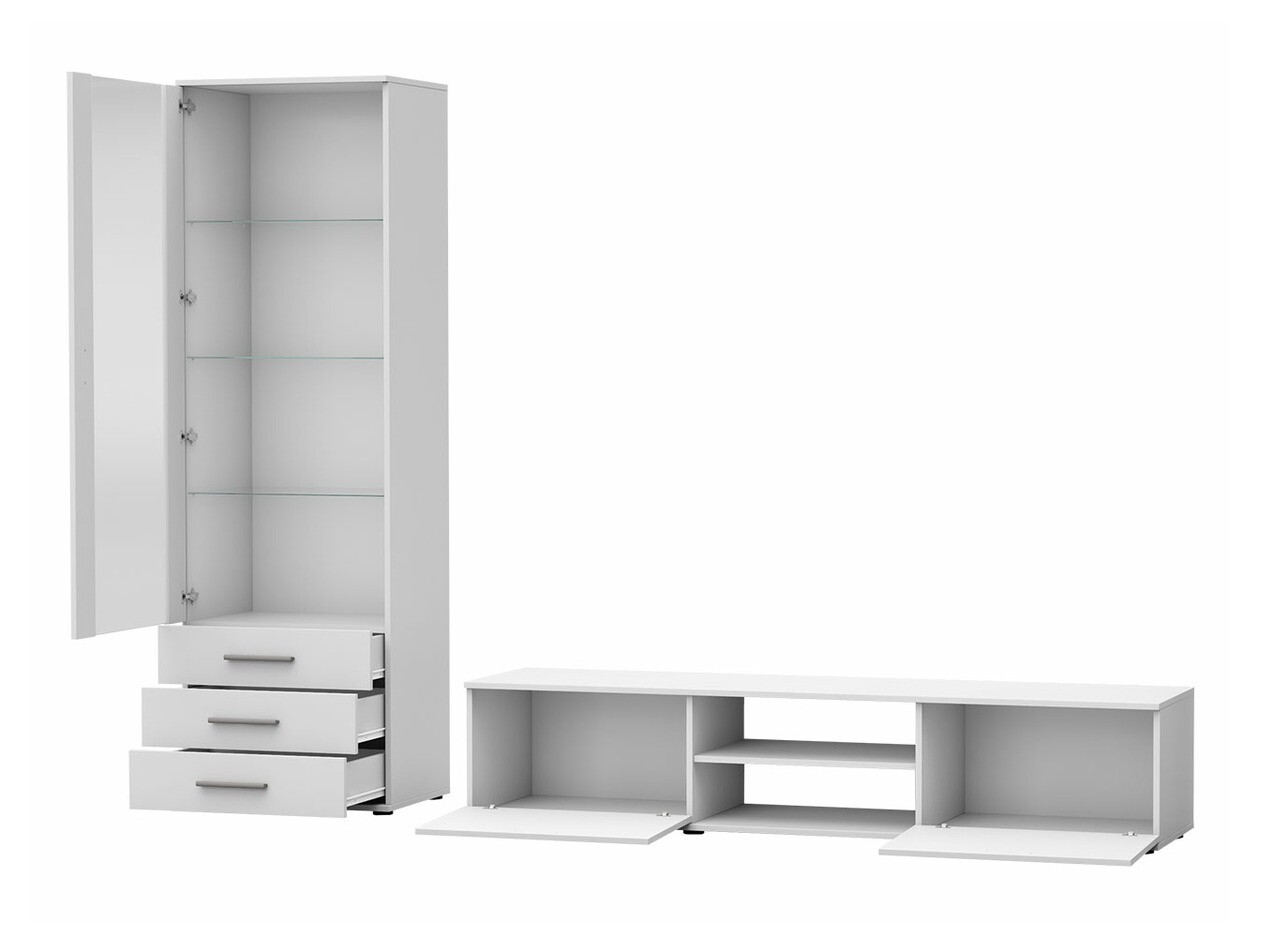 Set de living Tornola 107 (Alb + Alb lucios)