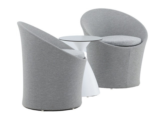 Set de balcon Dallas 3118 (Alb + Negru)