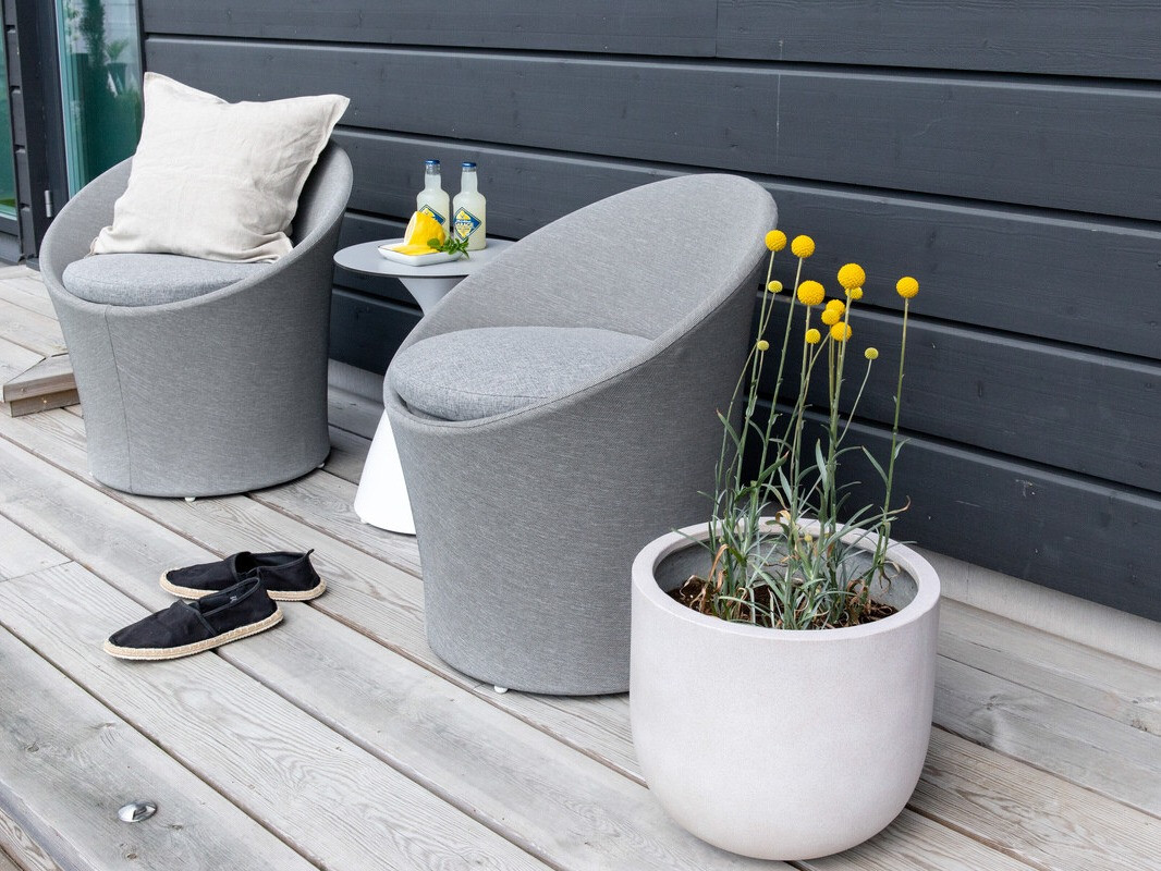 Set de balcon Dallas 3118 (Alb + Negru)