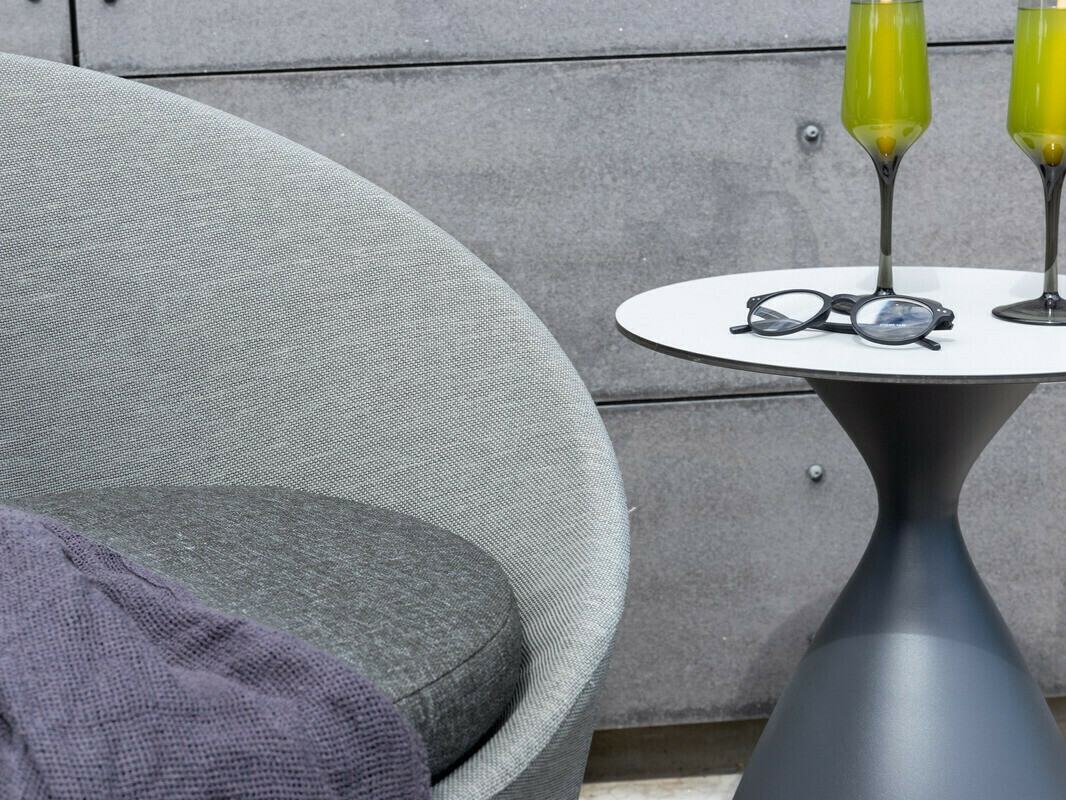 Set de balcon Dallas 3118 (Gri + Negru)