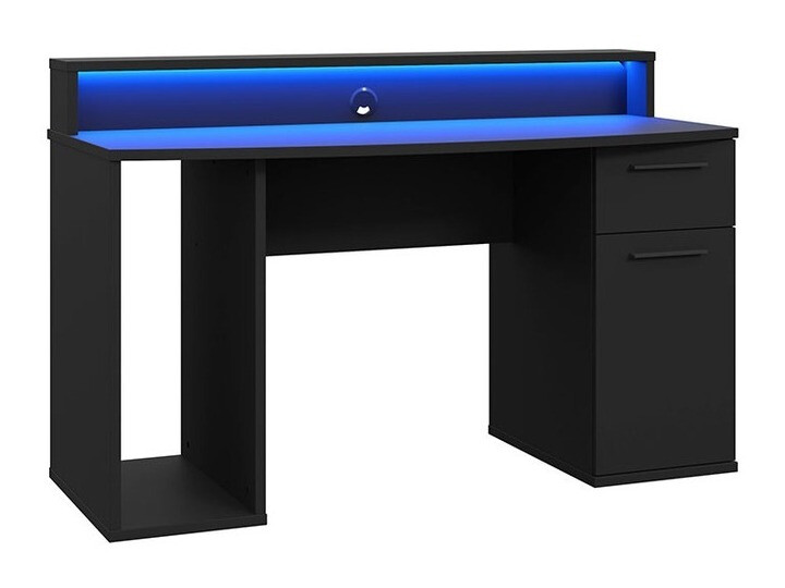 Birou gaming Serus (Negru mat)