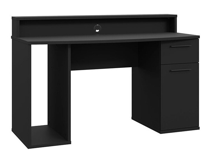 Birou gaming Serus (Negru mat)