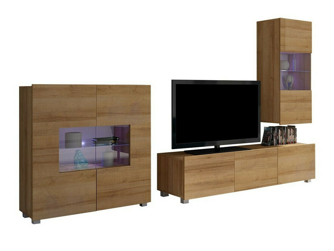 Set de living Remus VII (Stejar auriu)