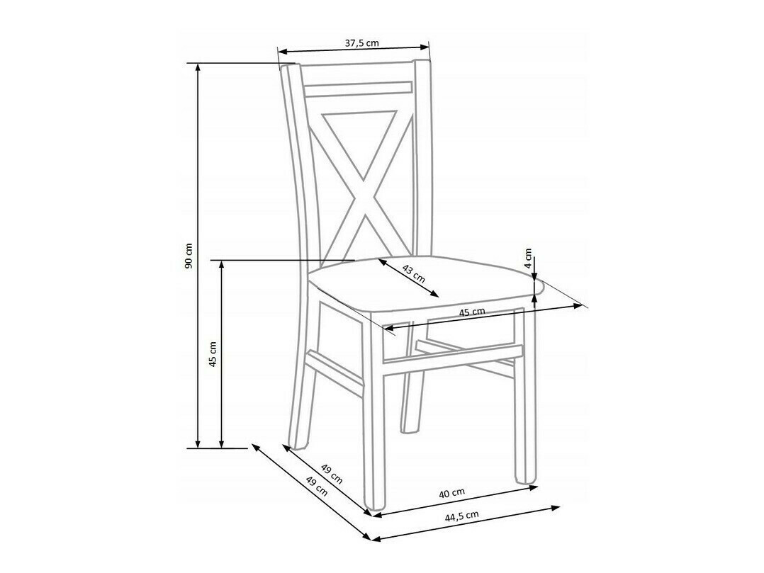 Scaun Houston 593 (Alb + Bej)