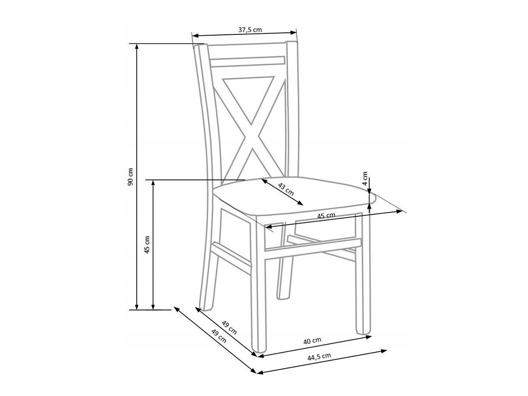 Scaun Houston 593 (Stejar Sonoma + Bej)