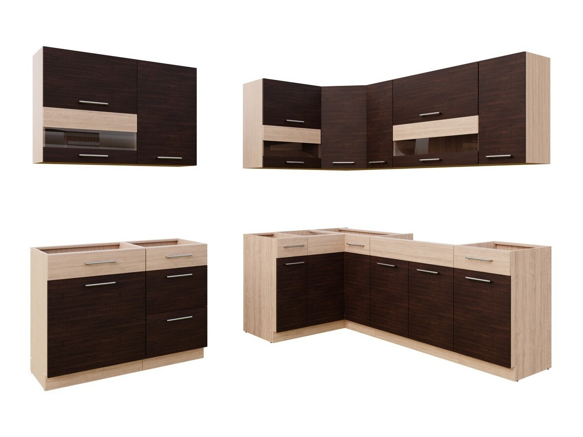 Set de bucătărie modular Mode Dark 130