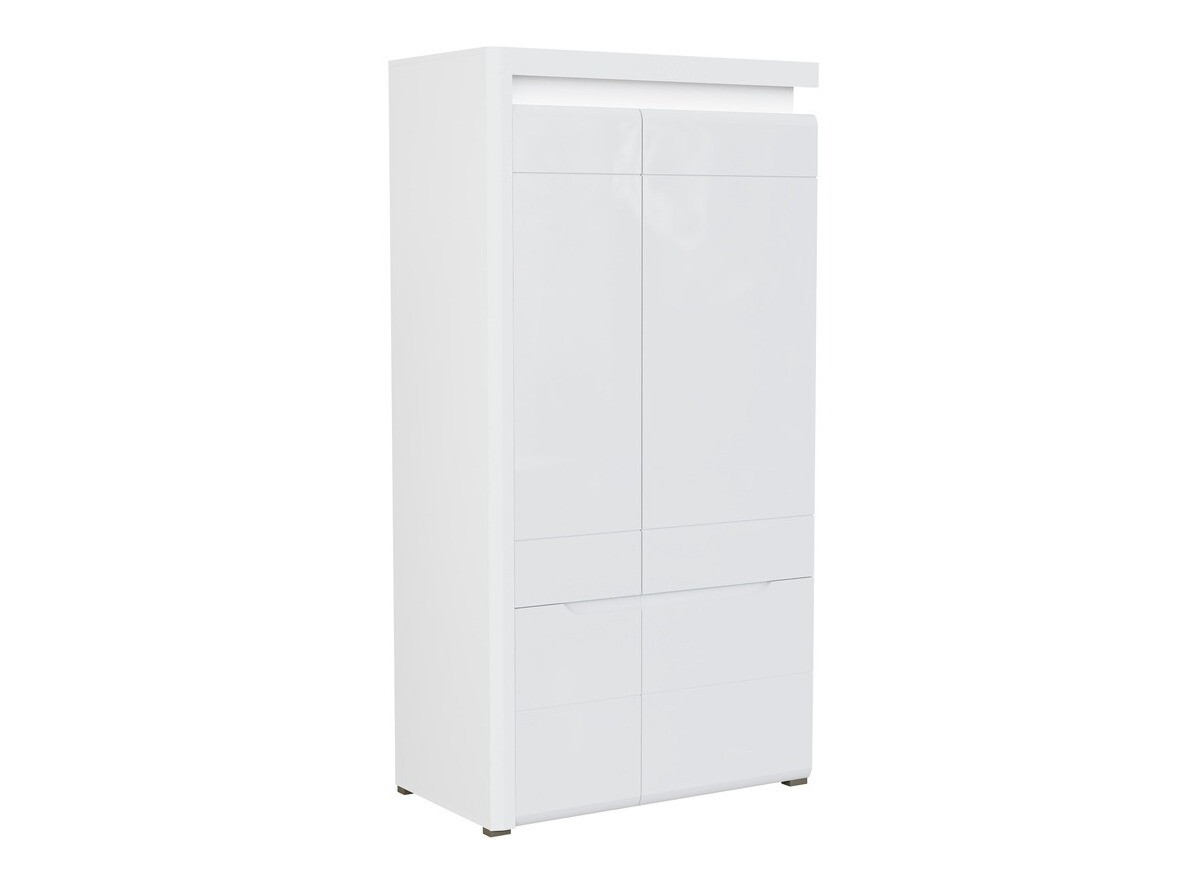 Dulap Revelmi 107 (Alb lucios + Alb)