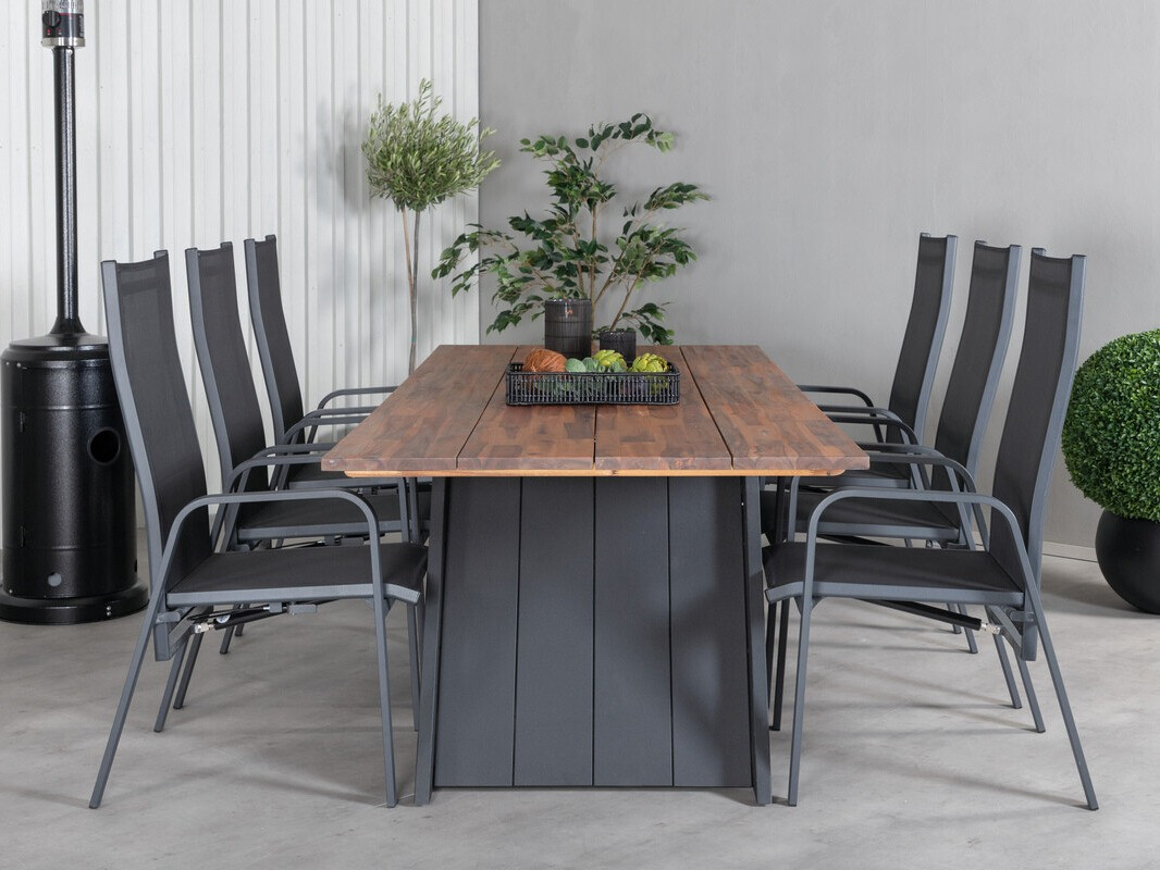 Scaun de exterior Dallas 2776 (Negru)