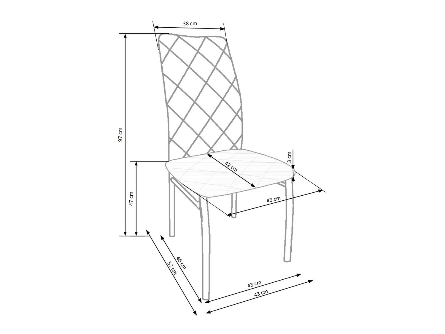 Scaun Houston 525 (Gri inchis)