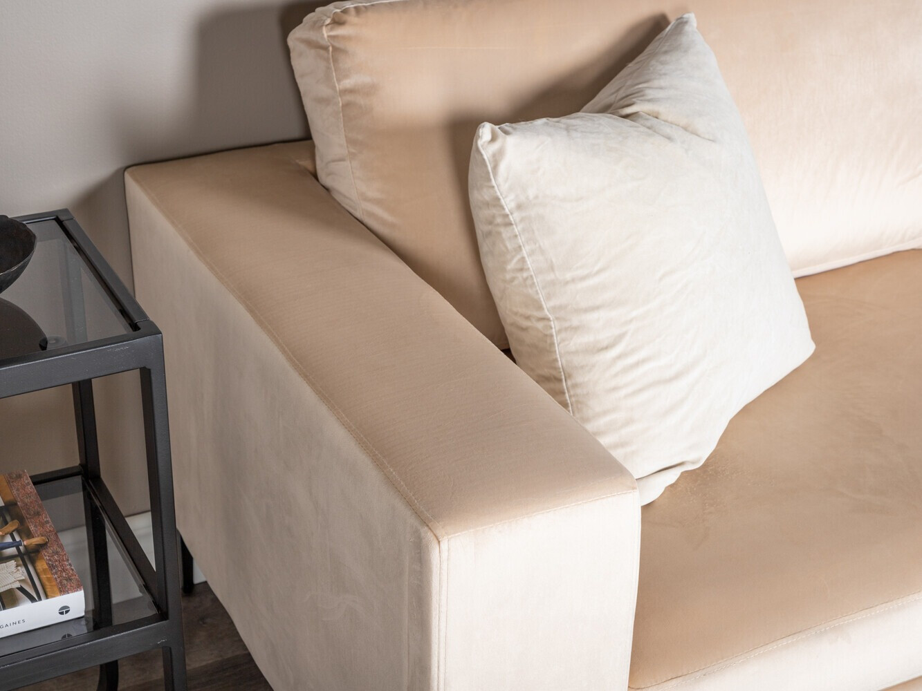 Canapea Dallas 2910 (Bej + Negru)