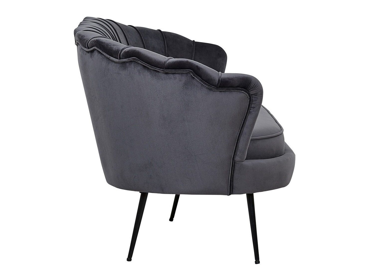 Canapea Dallas 2917 (Gri inchis + Negru)