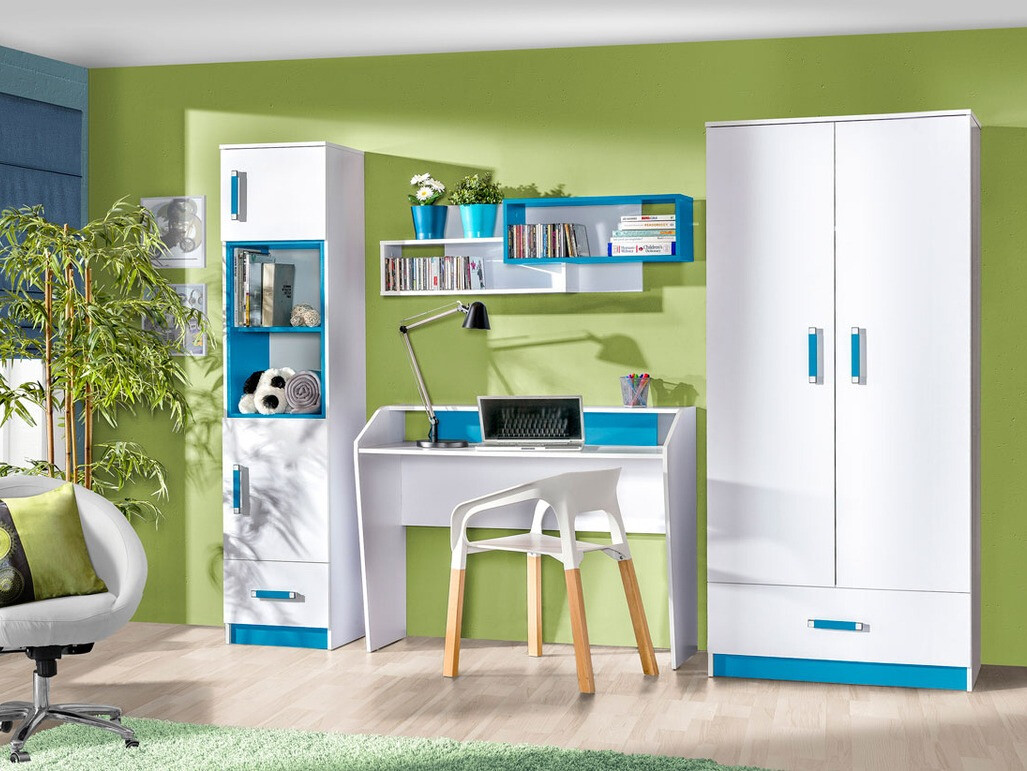Birou Lorlare 103 (Alb + Gri)