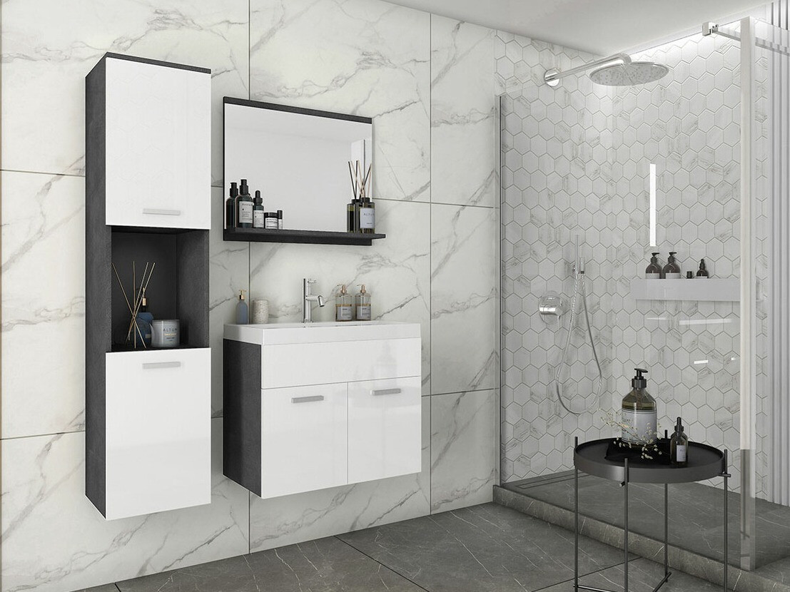 Set baie Sarasota 122 (Matera gri + Alb lucios)