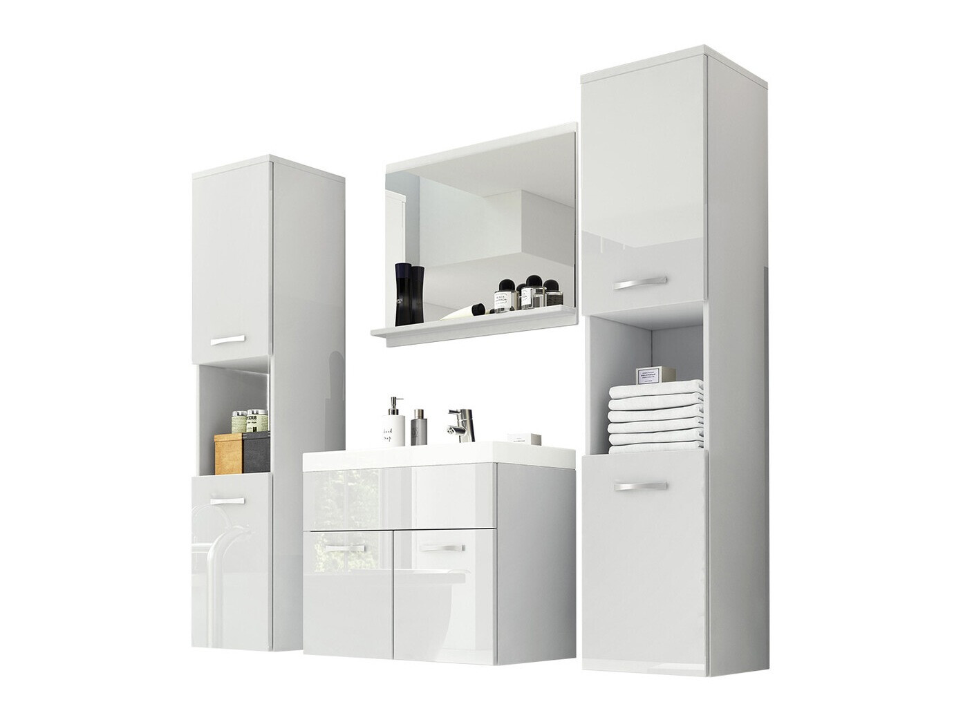 Set baie Sarasota 123 (Alb + Alb lucios)
