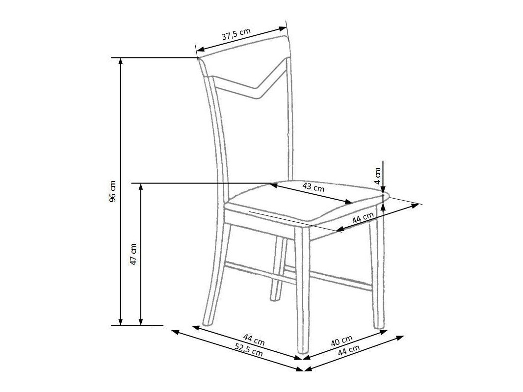 Scaun Houston 578 (Stejar Sonoma + Gri)