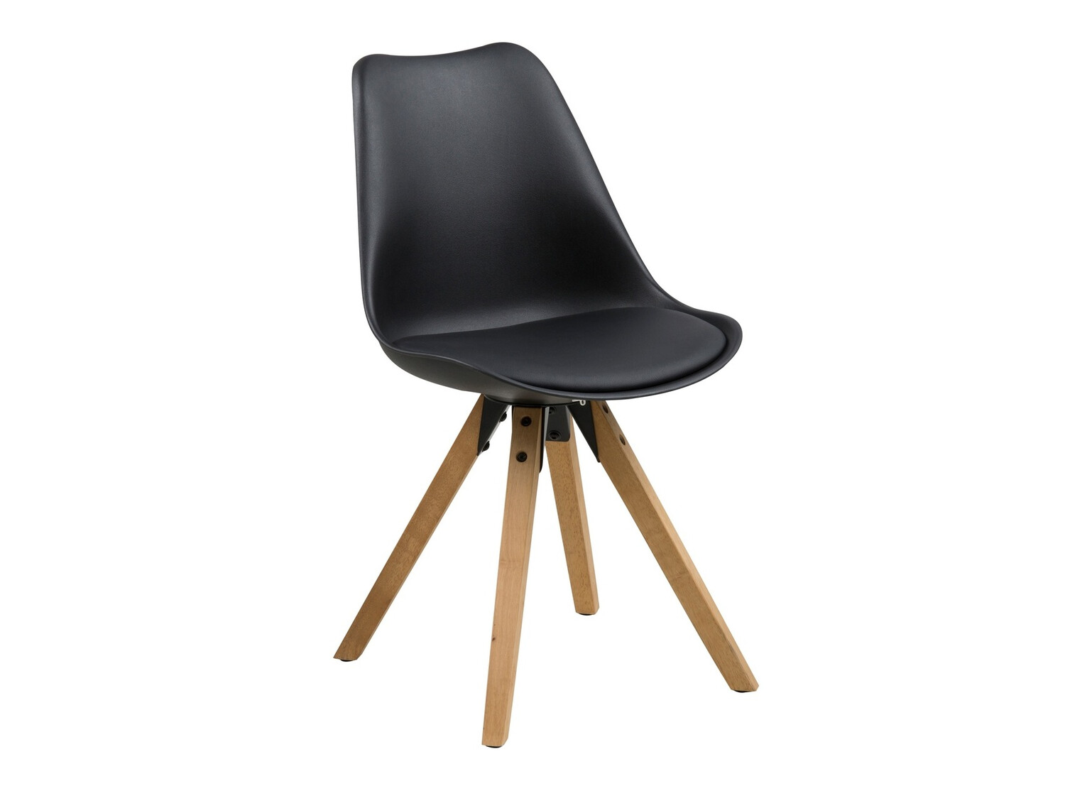 Scaun Norsica 133 (Negru + Maro deschis)