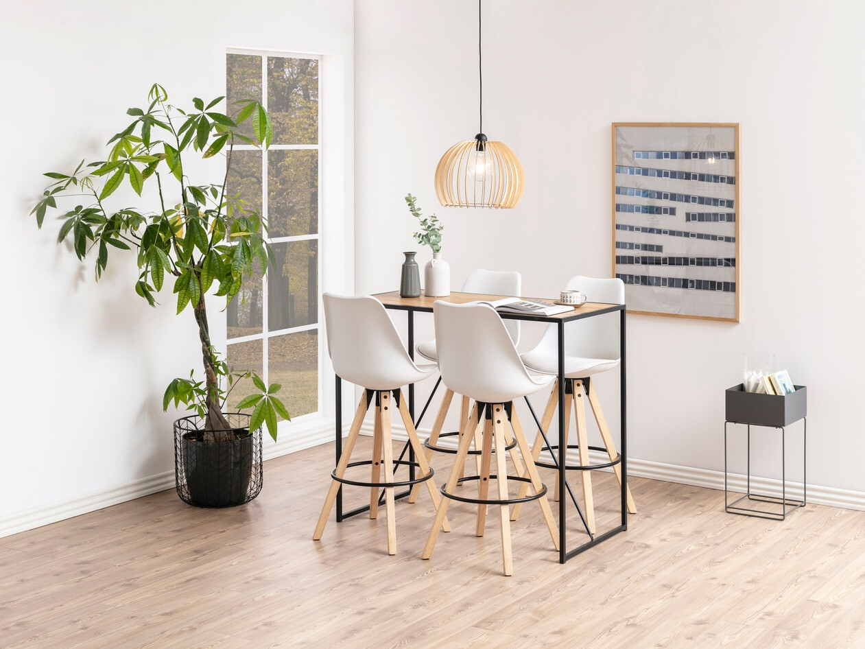 Scaun bar Norsica 158 (Alb)