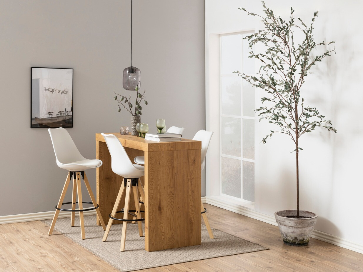 Scaun bar Norsica 158 (Alb)