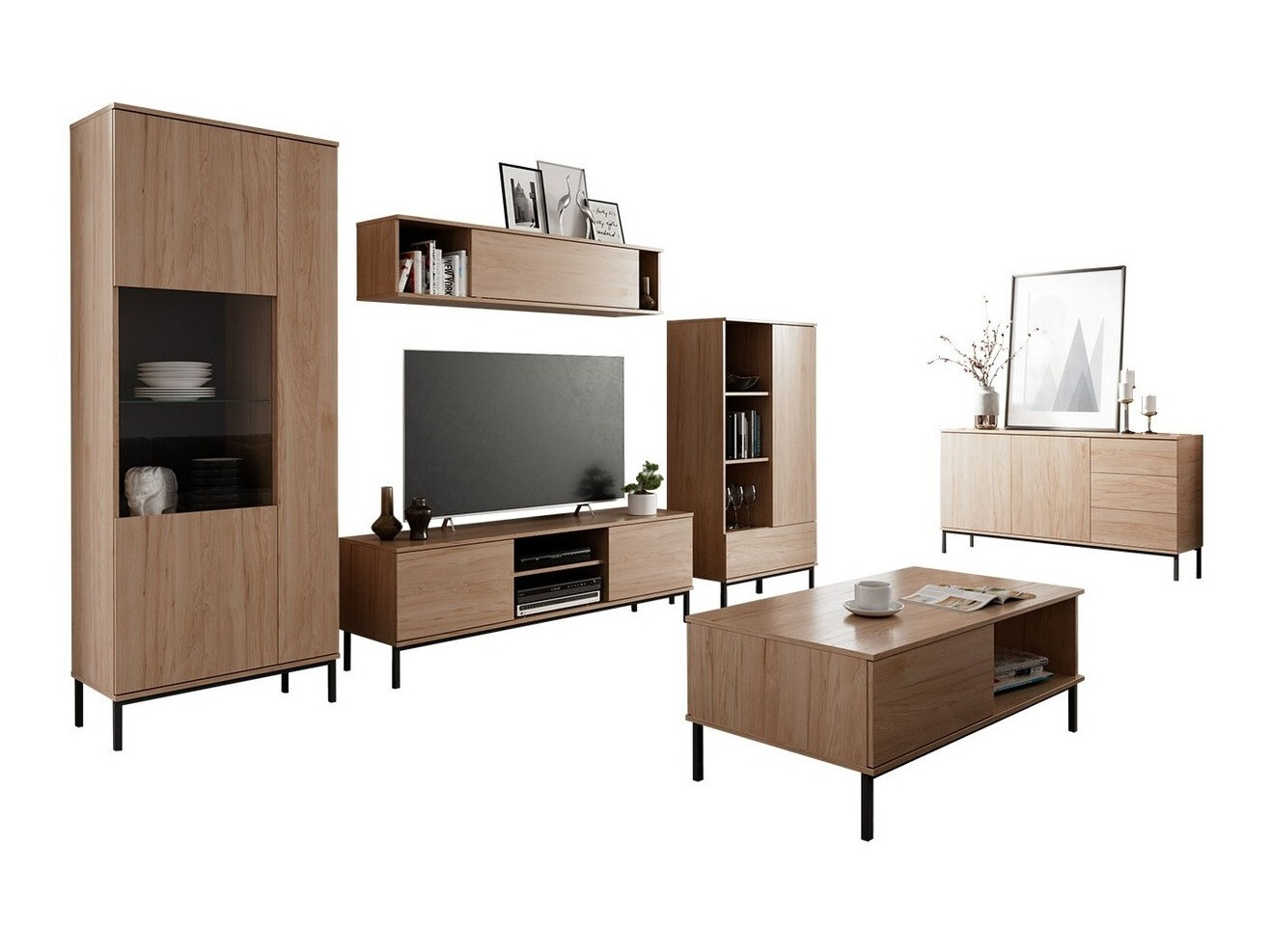 Set de living Lomsore 107 (Maro deschis)