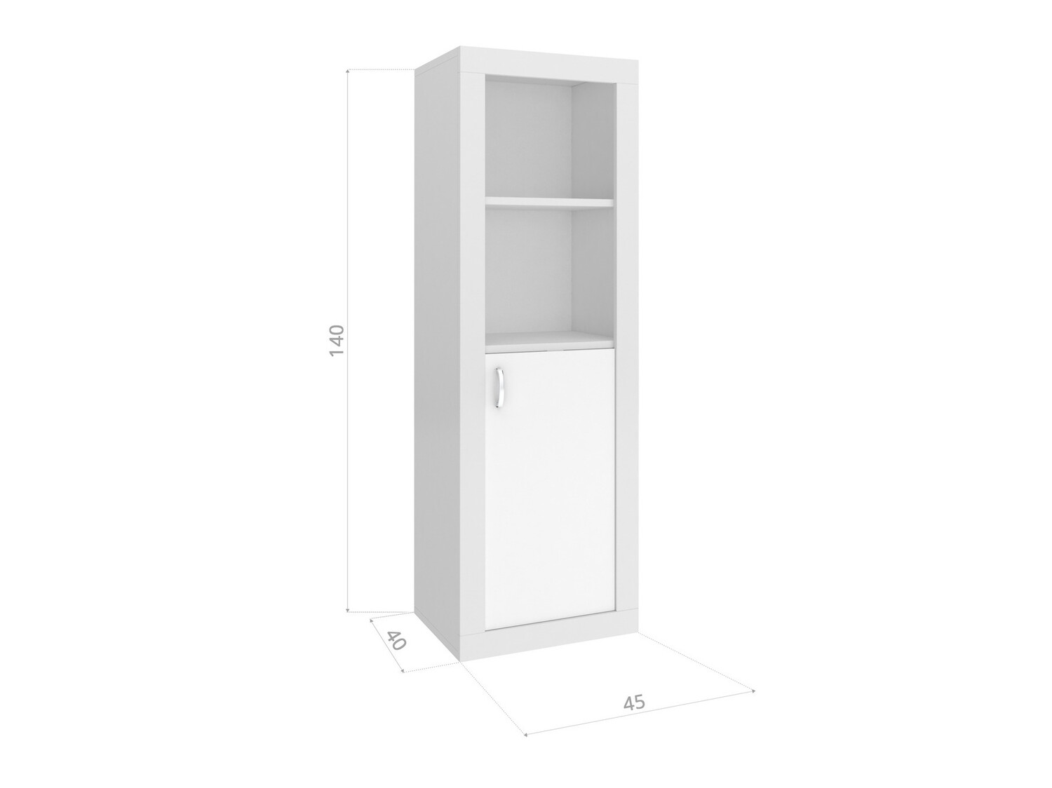 Raft Tentive 105 (Alb + Stejar Sonoma)
