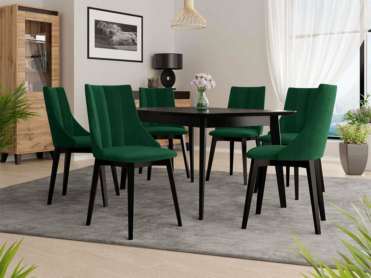 Scaun Racine 114 (Negru + Magic Velvet 2225)