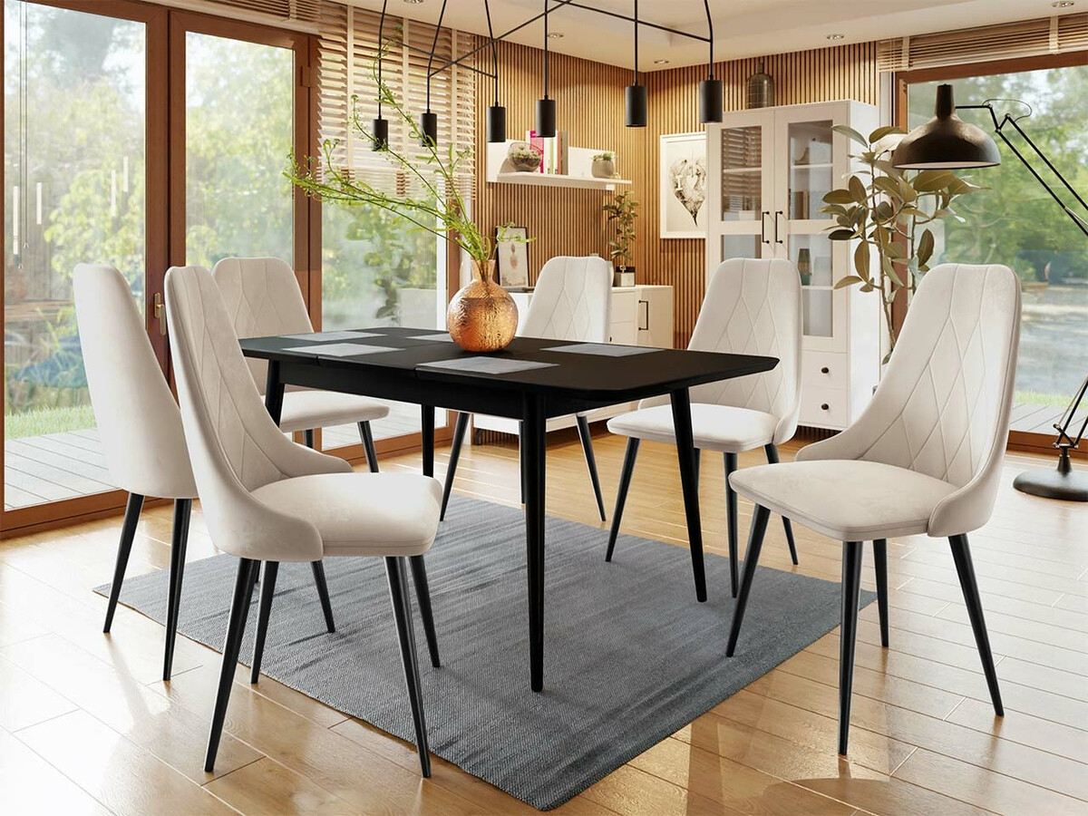 Set de mese Racine 125 (Negru)