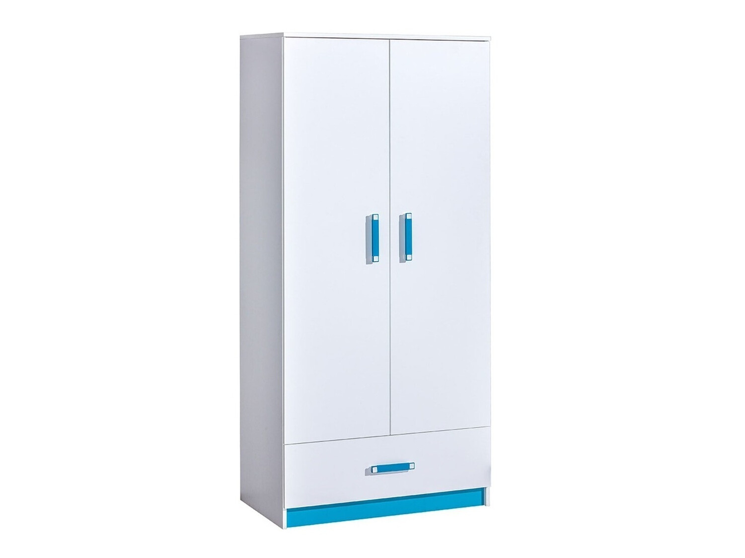 Dulap Sorviru 103 (Alb + Turcoaz)