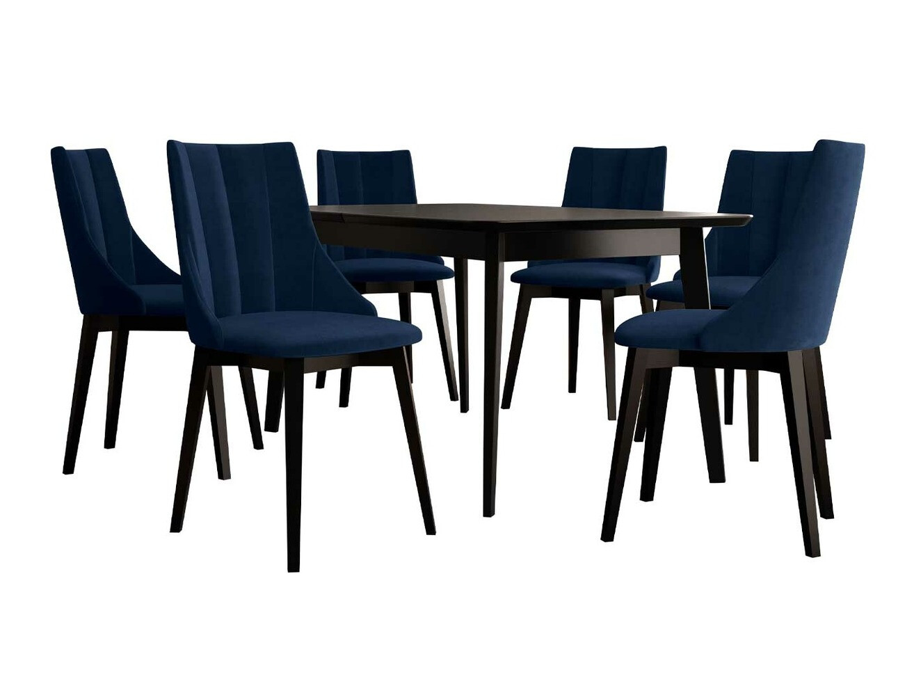 Set de mese Racine 139 (Negru + Magic Velvet 2216)