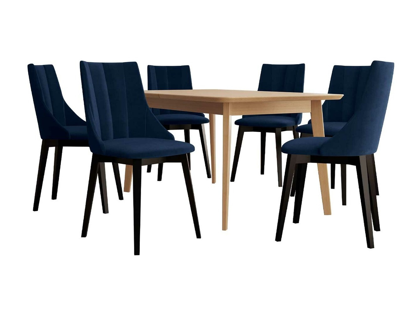 Set de mese Racine 139 (Negru + Magic Velvet 2216)