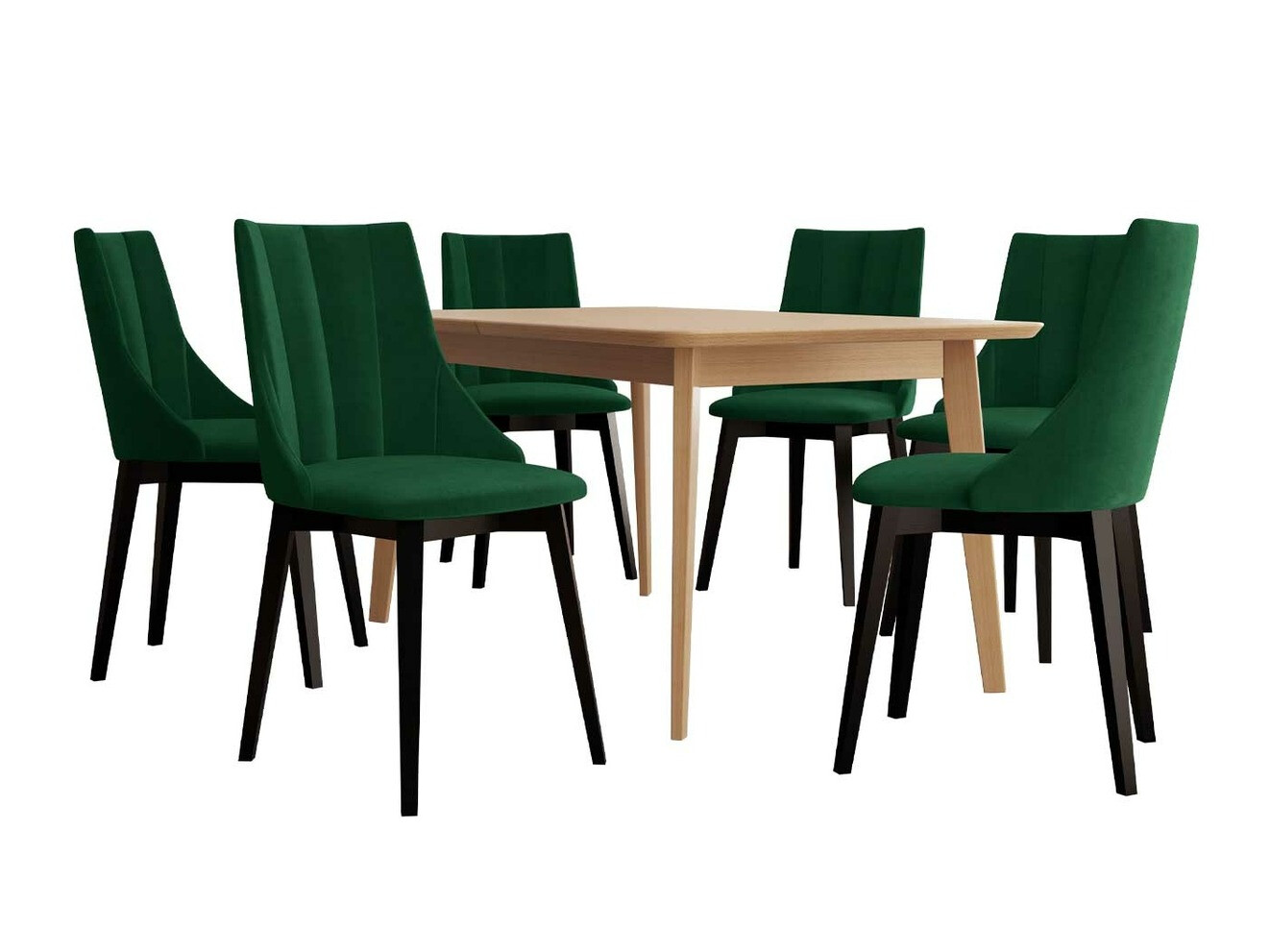 Set de mese Racine 139 (Negru + Magic Velvet 2225)
