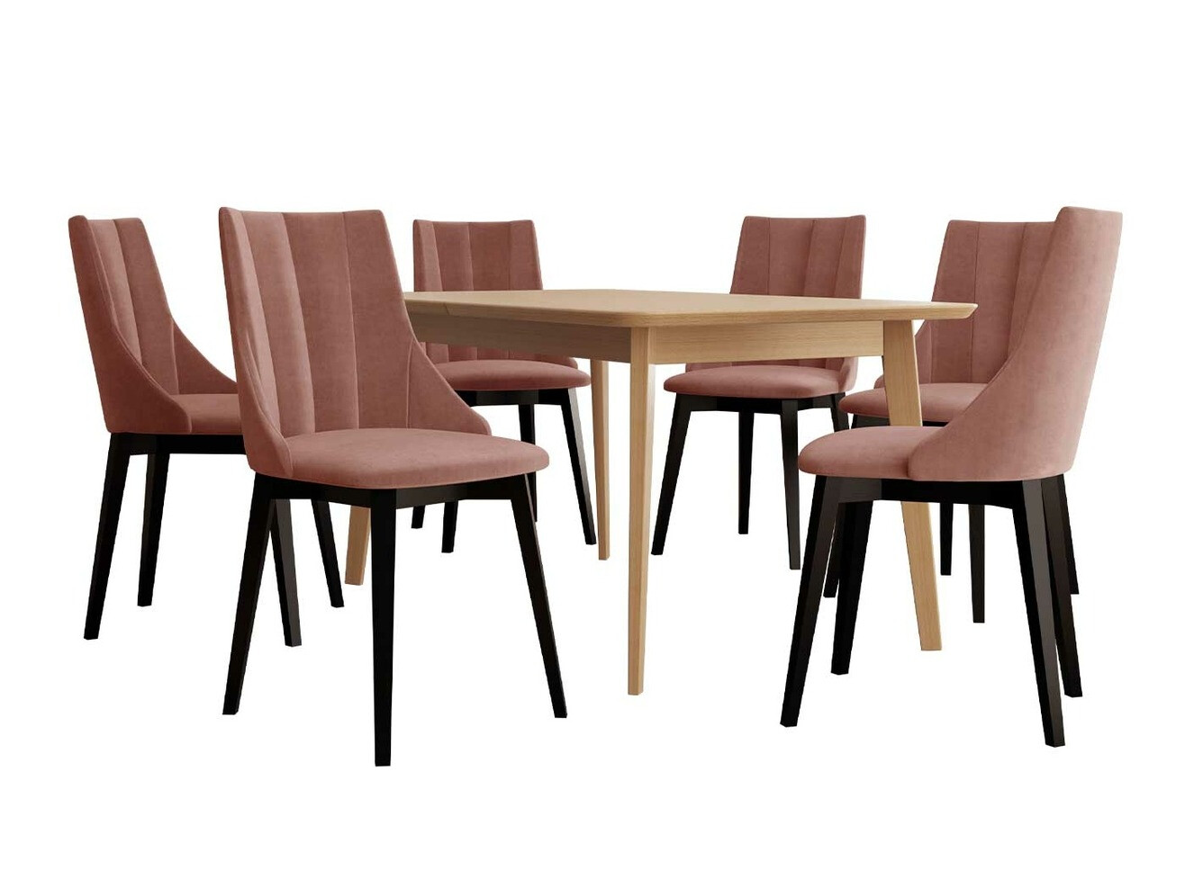 Set de mese Racine 139 (Negru + Magic Velvet 2258)