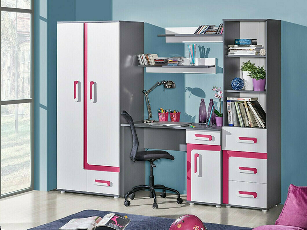 Raft Levtala 103 (Antracit + Alb + Roze)