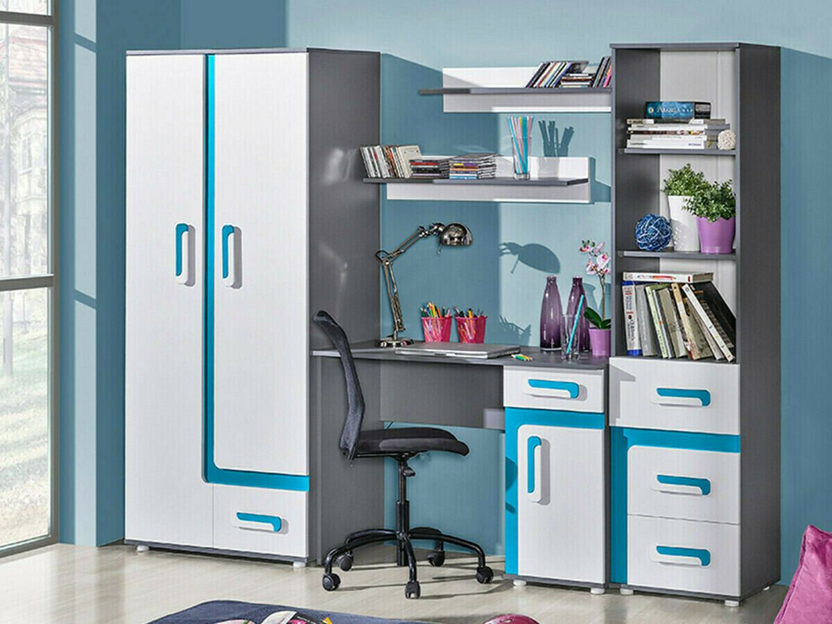 Raft Levtala 103 (Antracit + Alb + Turcoaz)