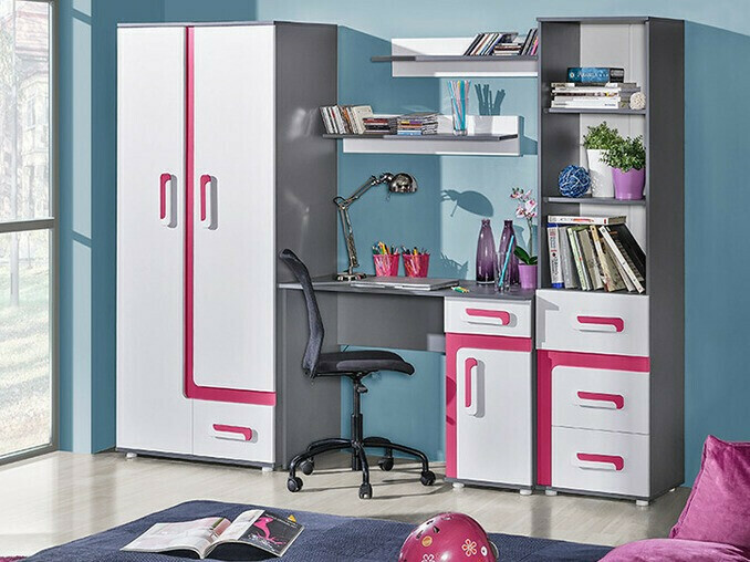 Raft Levtala 105 (Antracit + Alb + Roze)
