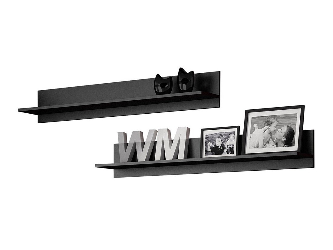 Set rafturi suspendate Tornola 104 (Negru)
