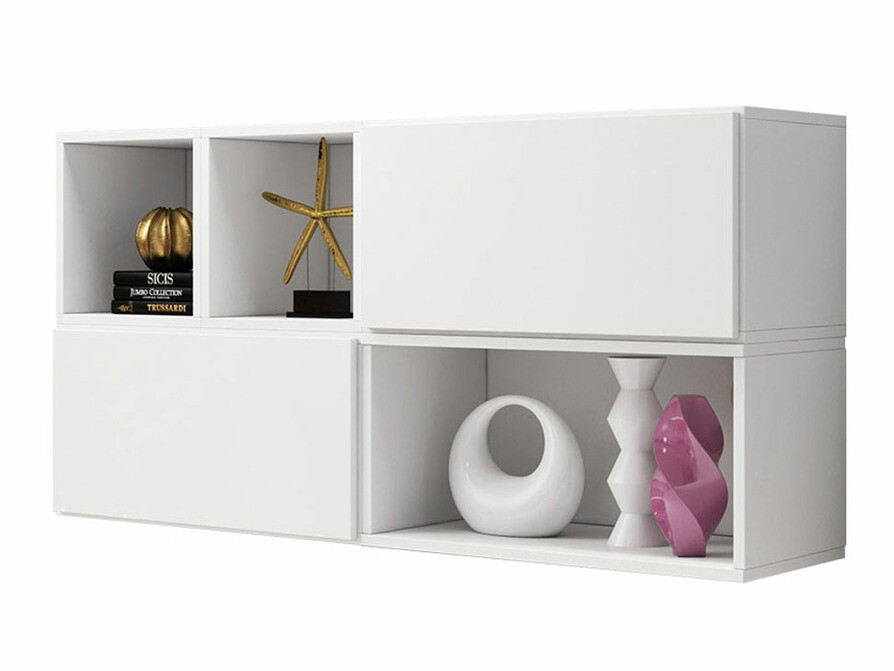 Comode TV de living Corbele 120 (Alb)